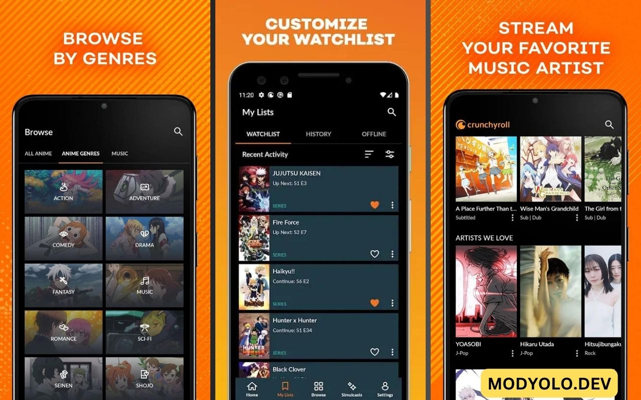 Crunchyroll Mod APK